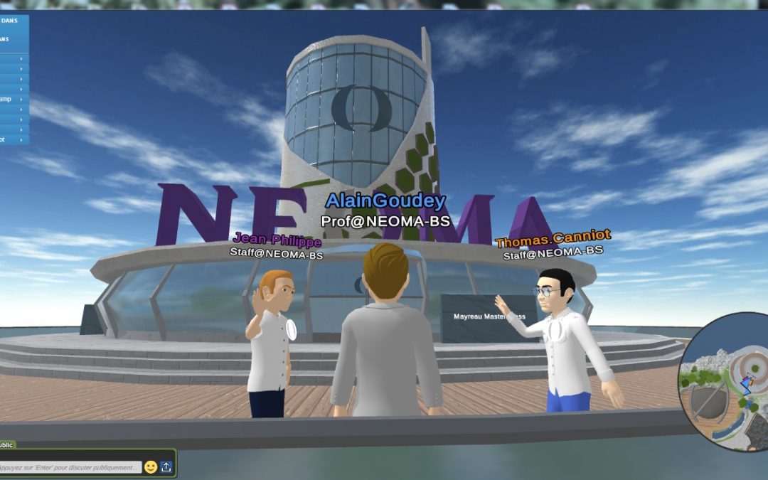 What is the persistent virtual campus of NEOMA BS?